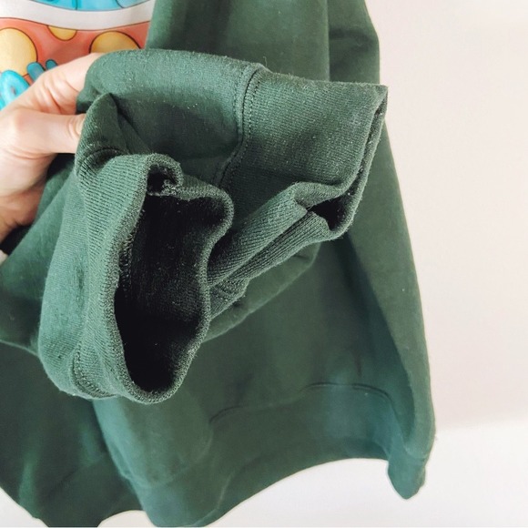 "Splish Splash Your Opinion Is Trash" Women's green Crewneck Sweatshirt, Large - Picture 8 of 13